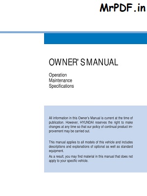 Hyundai Venue Owner’s Manual Guide PDF » MrPdf.in